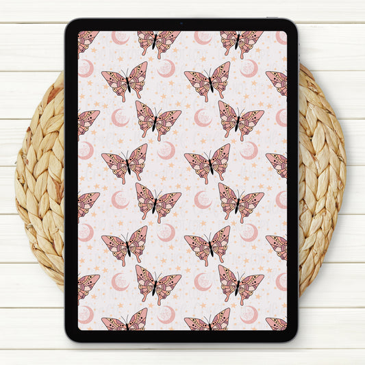 Mystic Moths Seamless Digital Paper | Two Scales Included