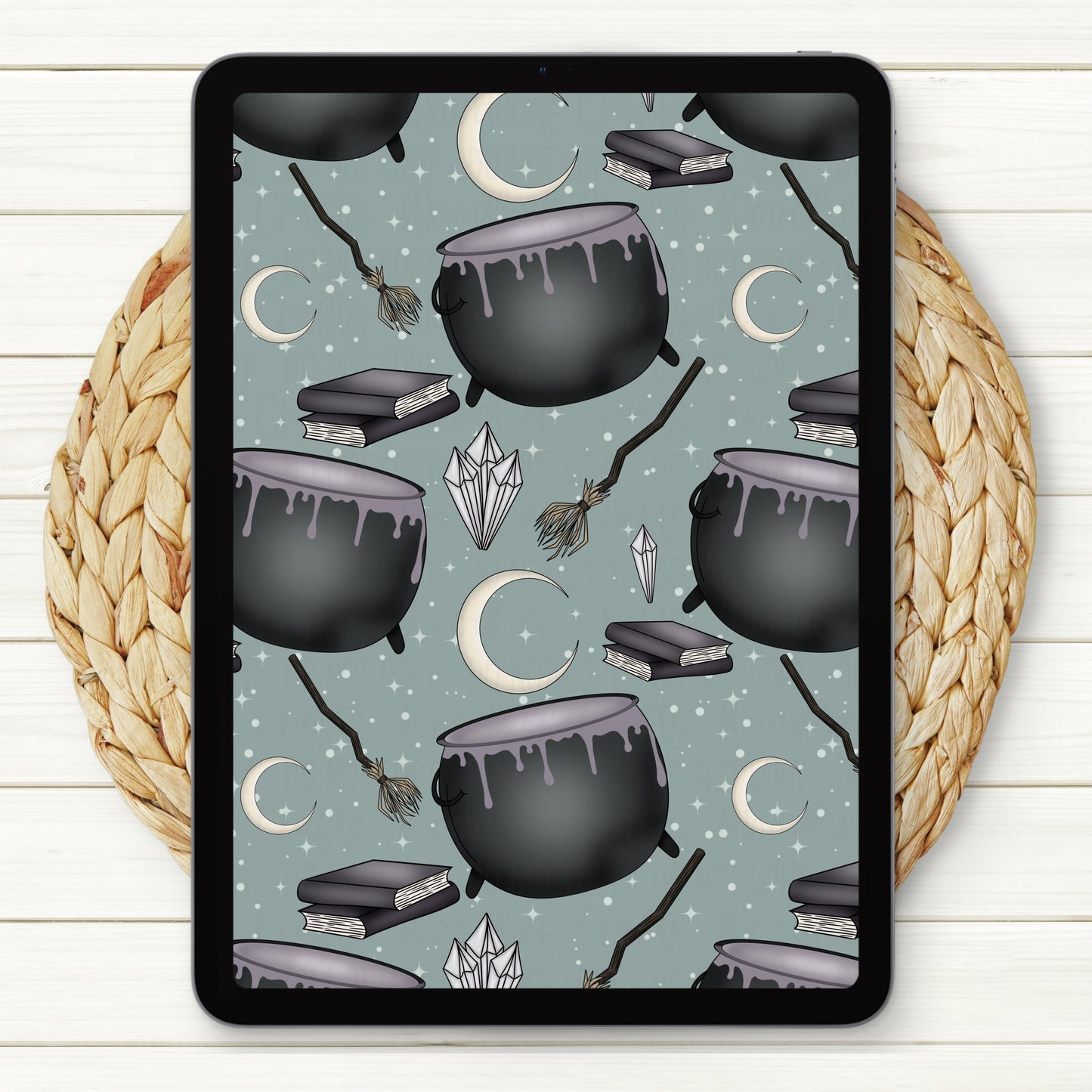 Old Salem Witches Coven Seamless Digital Paper | Two Scales Included
