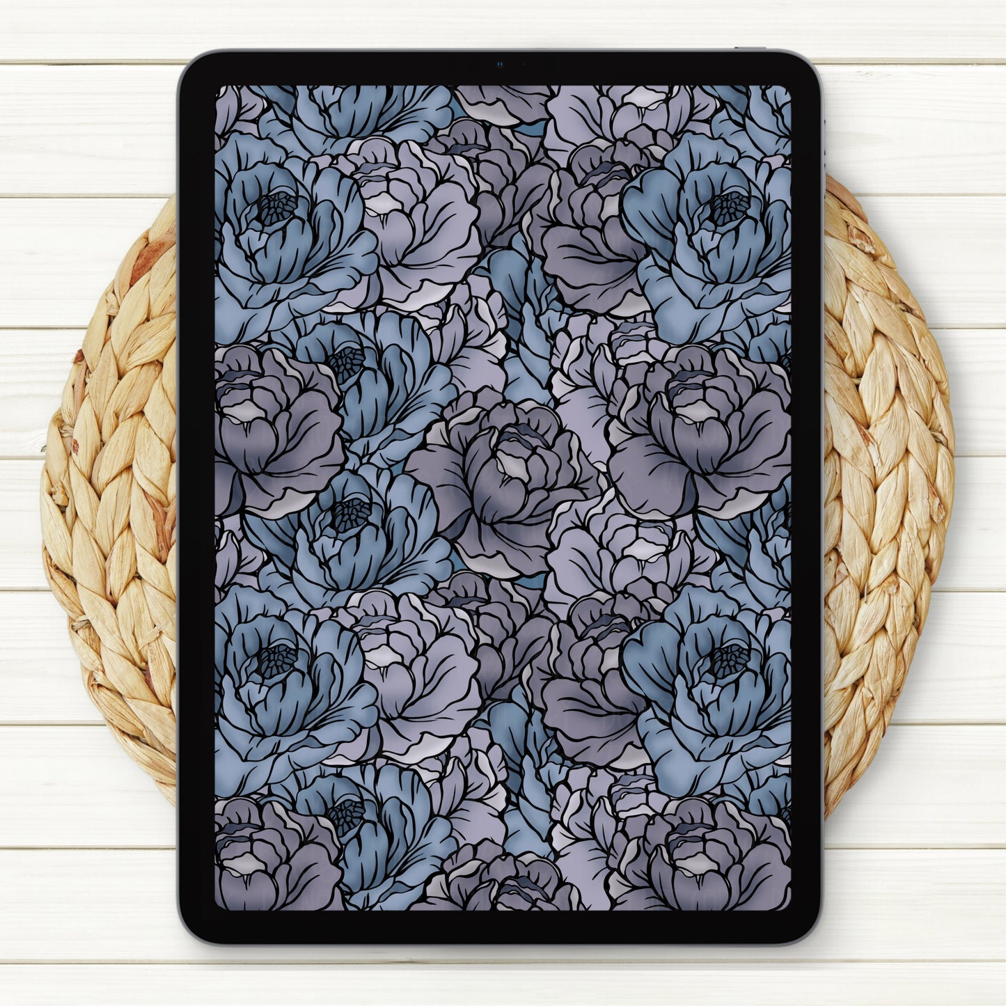 Peonies Seamless Digital Paper | Two Scales Included