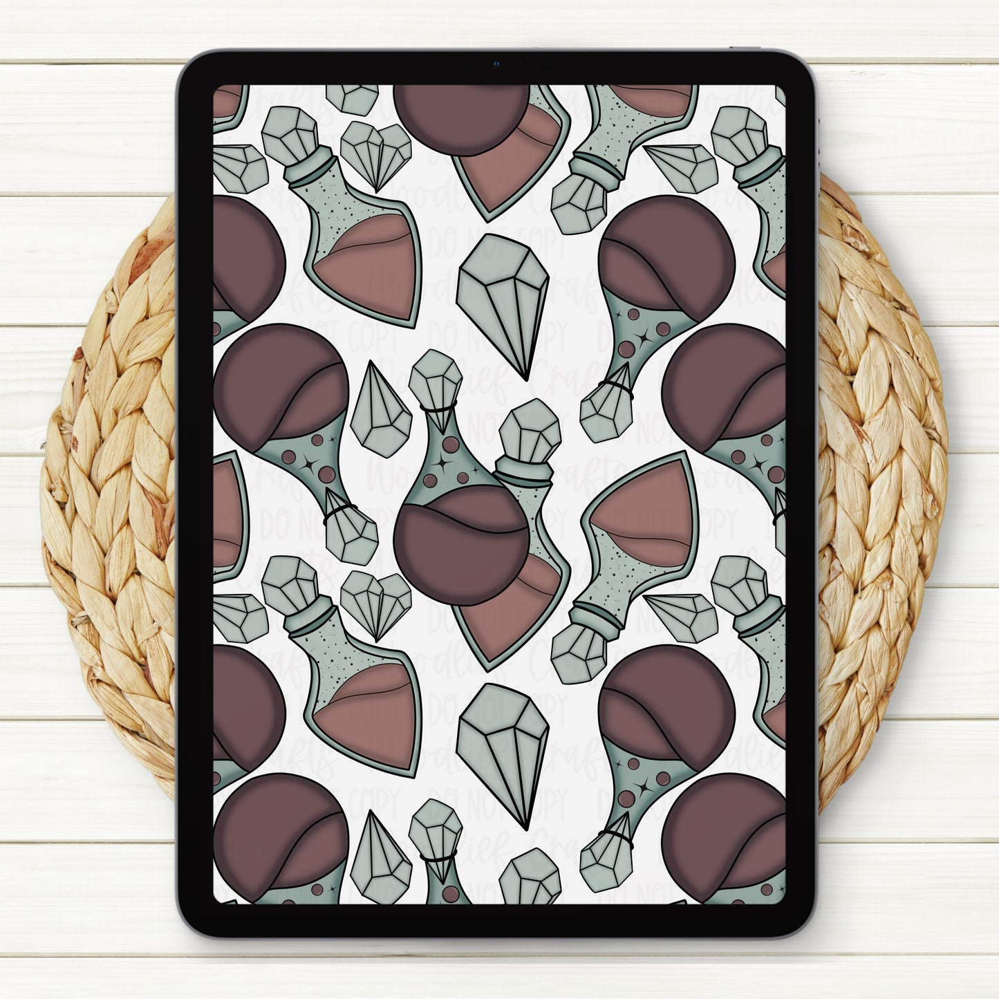 Pick Your Poison Seamless Digital Paper | Two Scales Included