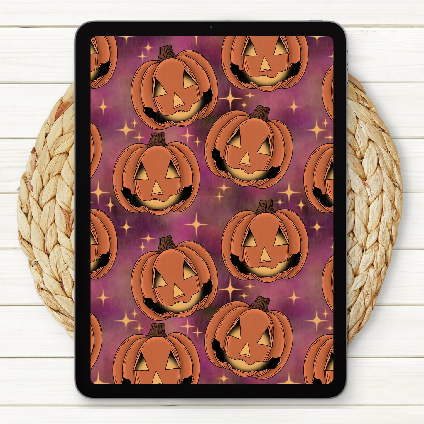 Spooky Scary Halloween Seamless Digital Paper | Two Scales Included