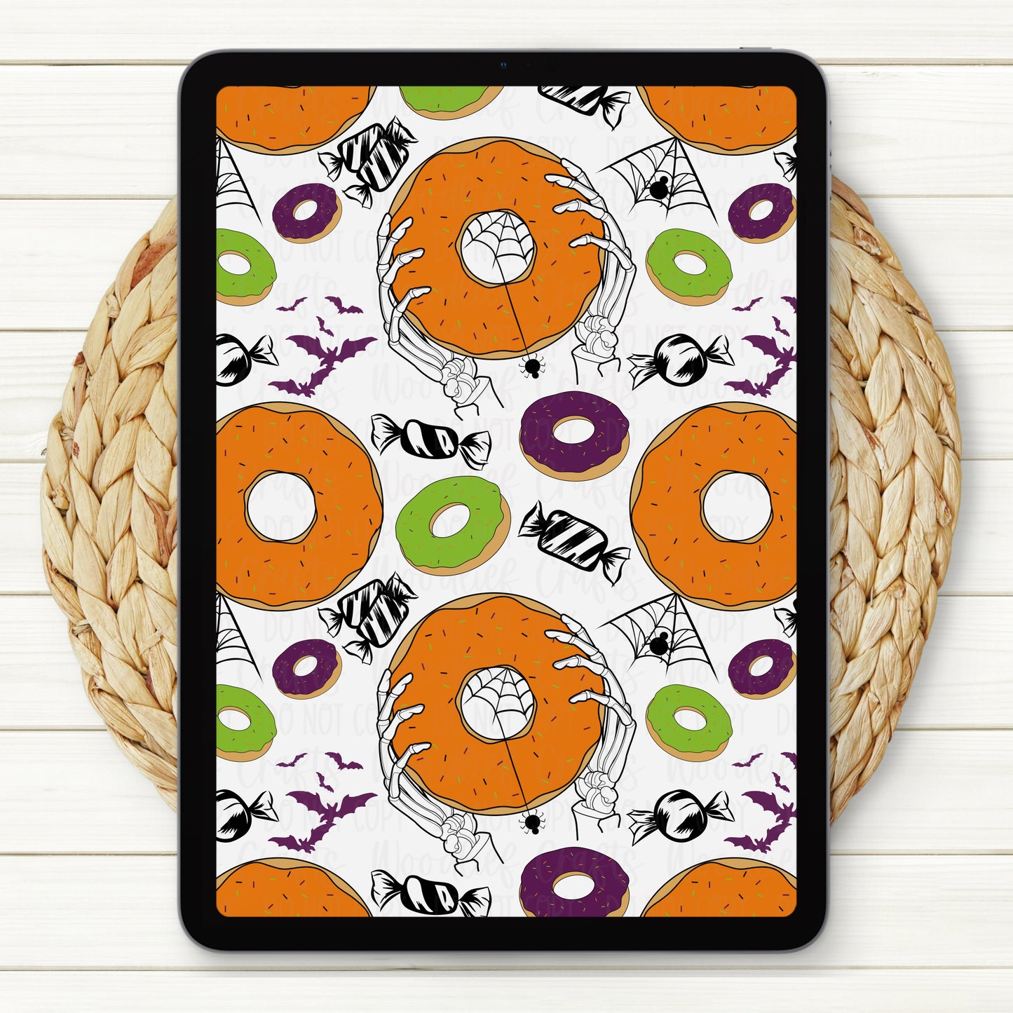 Spooky Sweets Seamless Digital Download | Two Scales Included