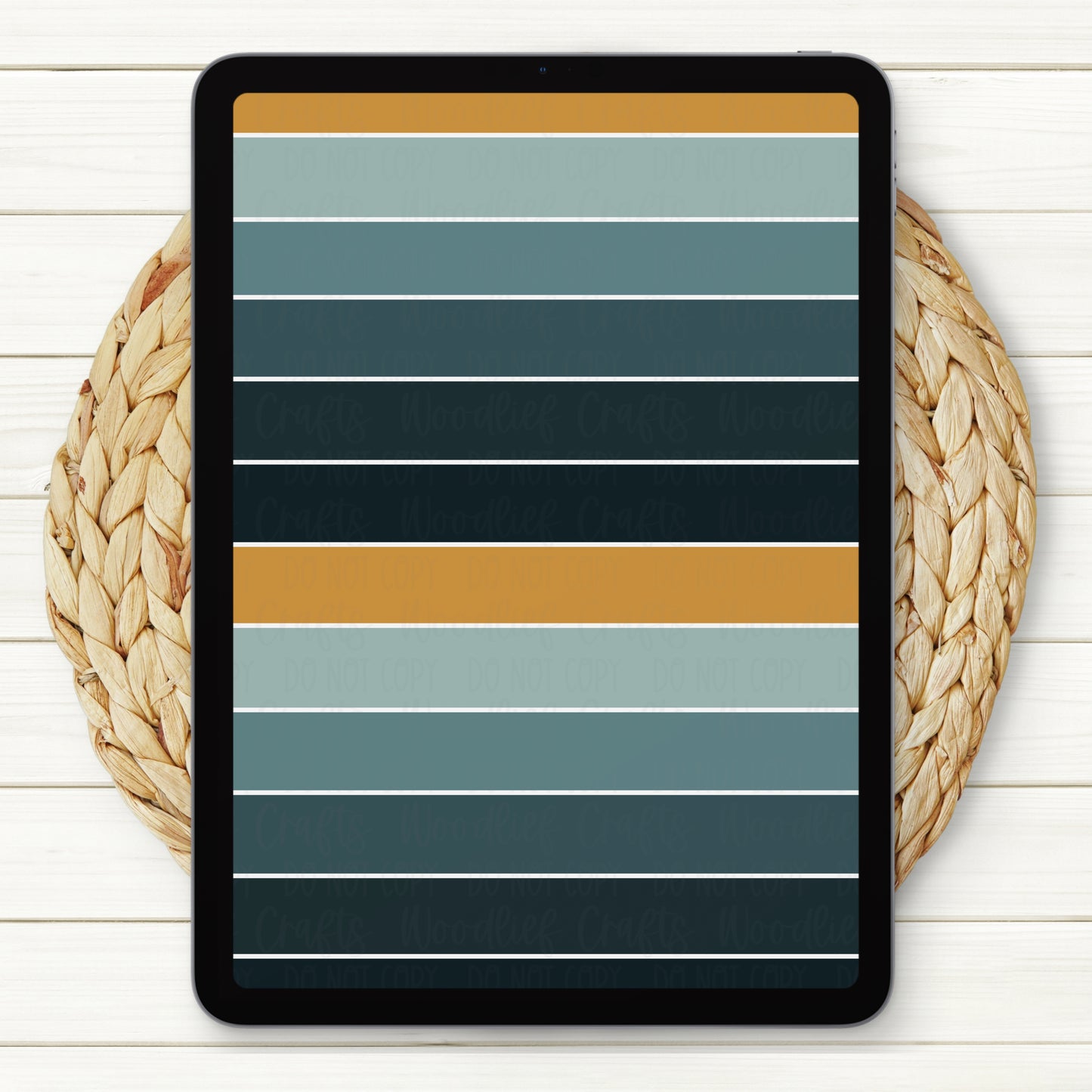 Sunny Days Stripes Seamless Digital Paper | Two Scales Included