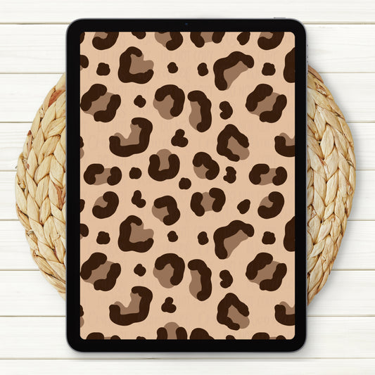 Leopard Print Seamless Digital Paper | Two Scales Included