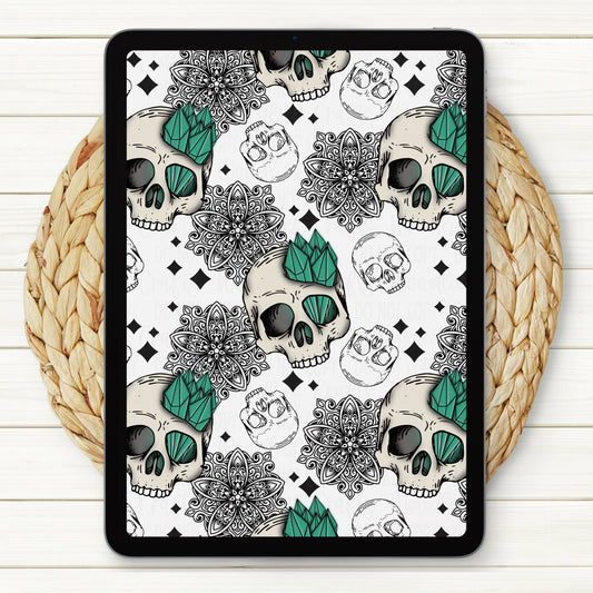 Healing Energy Seamless Digital Paper | Two Scales Included