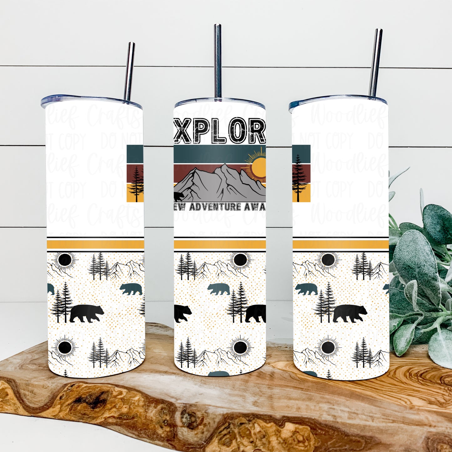 Explore 20oz Tumbler Wrap | Split Tumbler Wrap | Seamless Tumbler Wrap