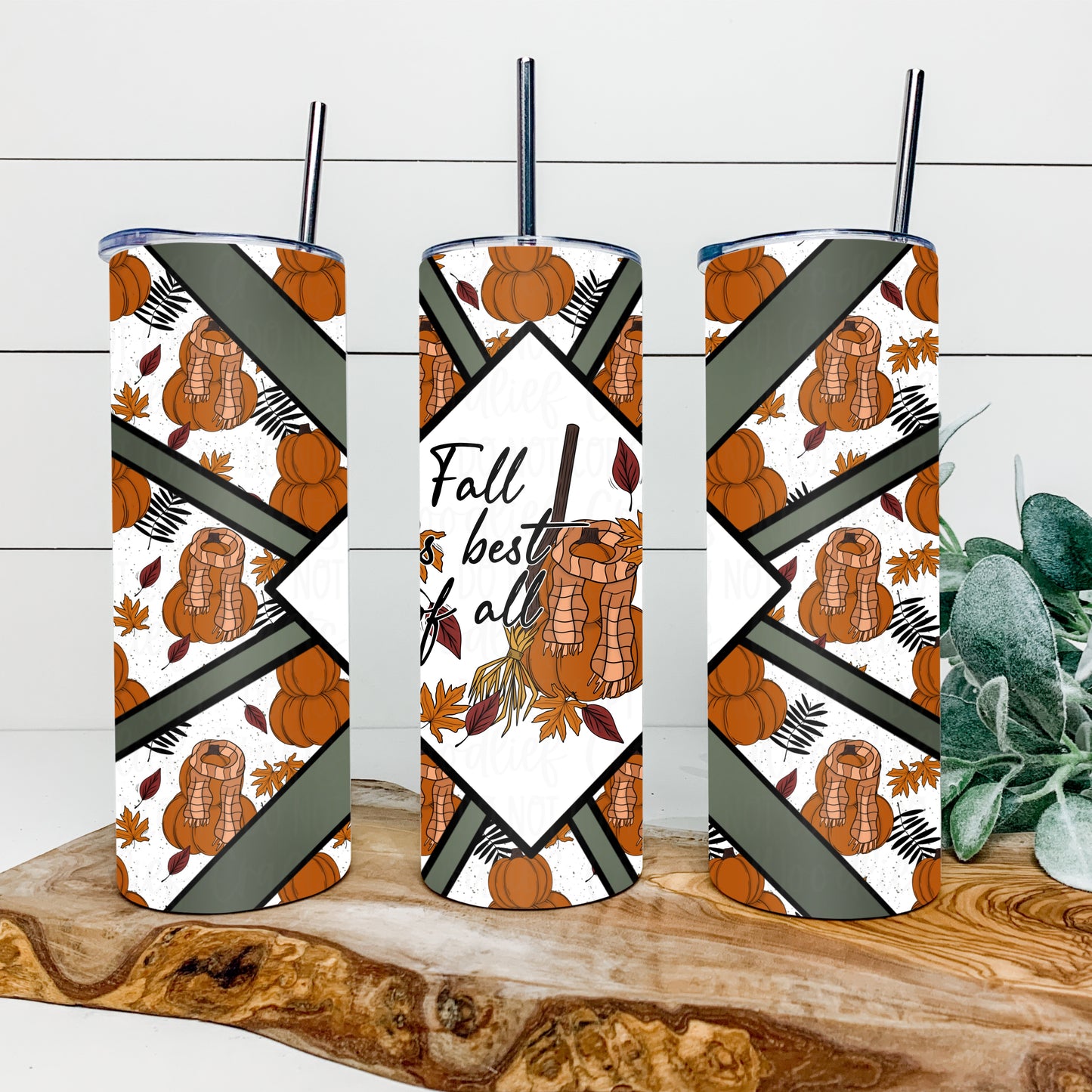 Fall Is Best Of All 20oz Tumbler Wrap | Burst Tumbler | Seamless Tumbler Wrap