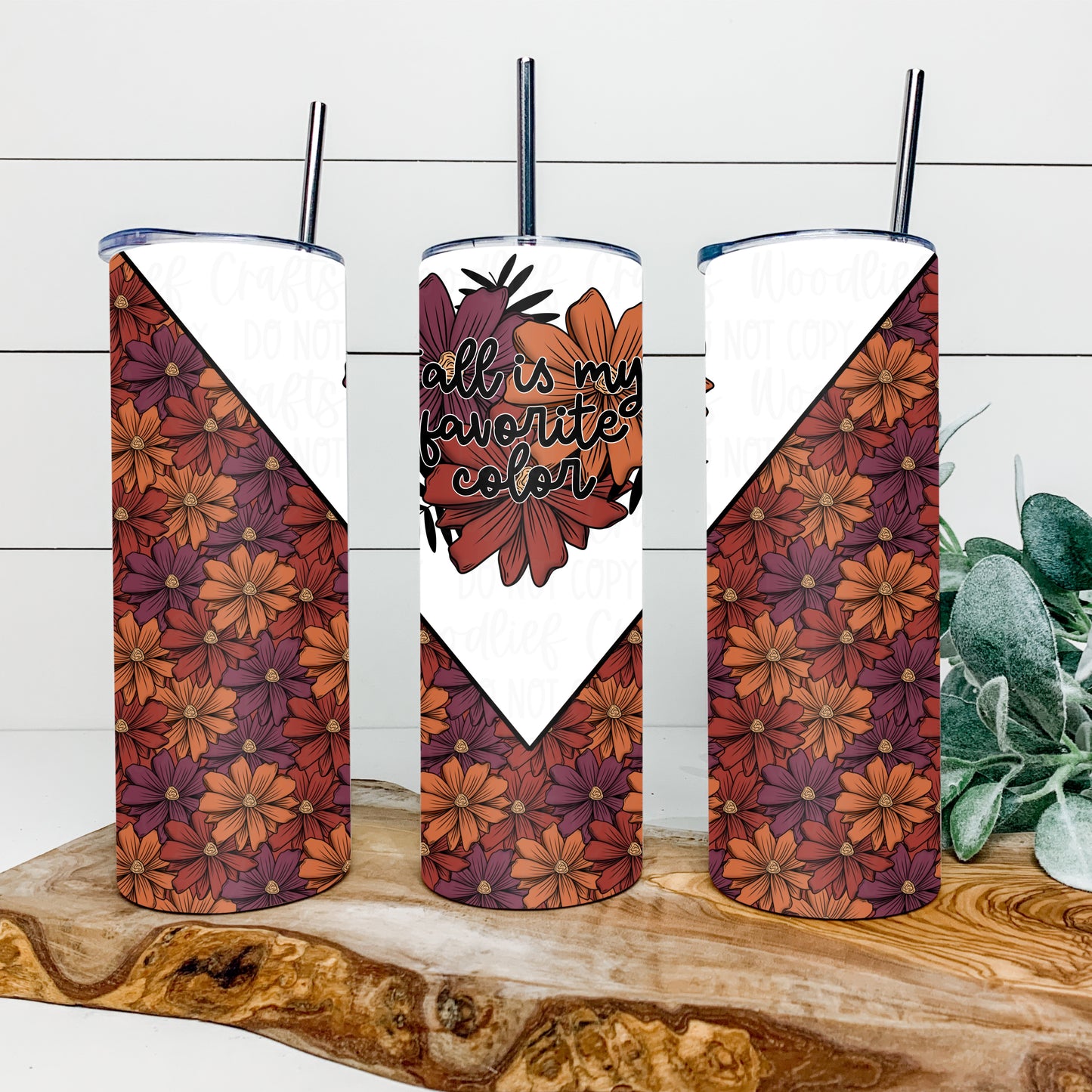 Fall Is My Favorite Color 20oz Tumbler Wrap | V Split Tumbler Wrap | Seamless Tumbler Wrap