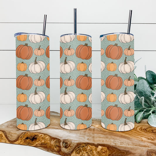 Pumpkin 20oz Tumbler Wrap | Seamless Tumbler Wrap