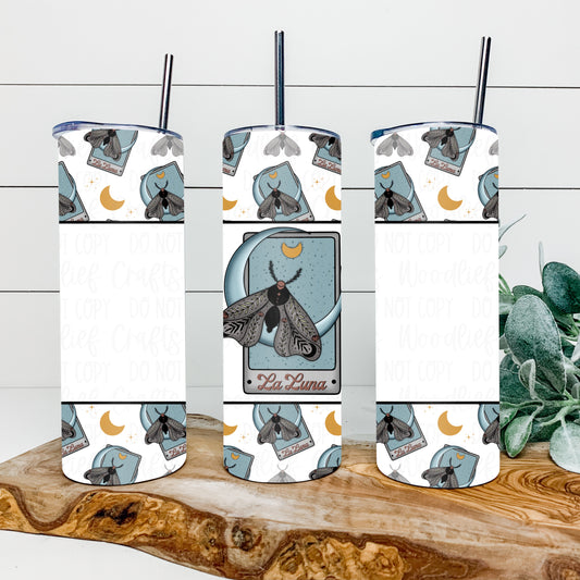 La Luna 20oz Tumbler Wrap | Split Tumbler Wrap | Seamless Tumbler Wrap