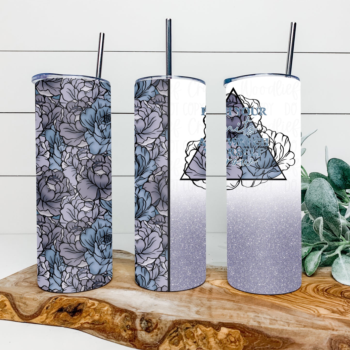 Push Your Limits 20oz Tumbler Wrap | Split Tumbler Wrap