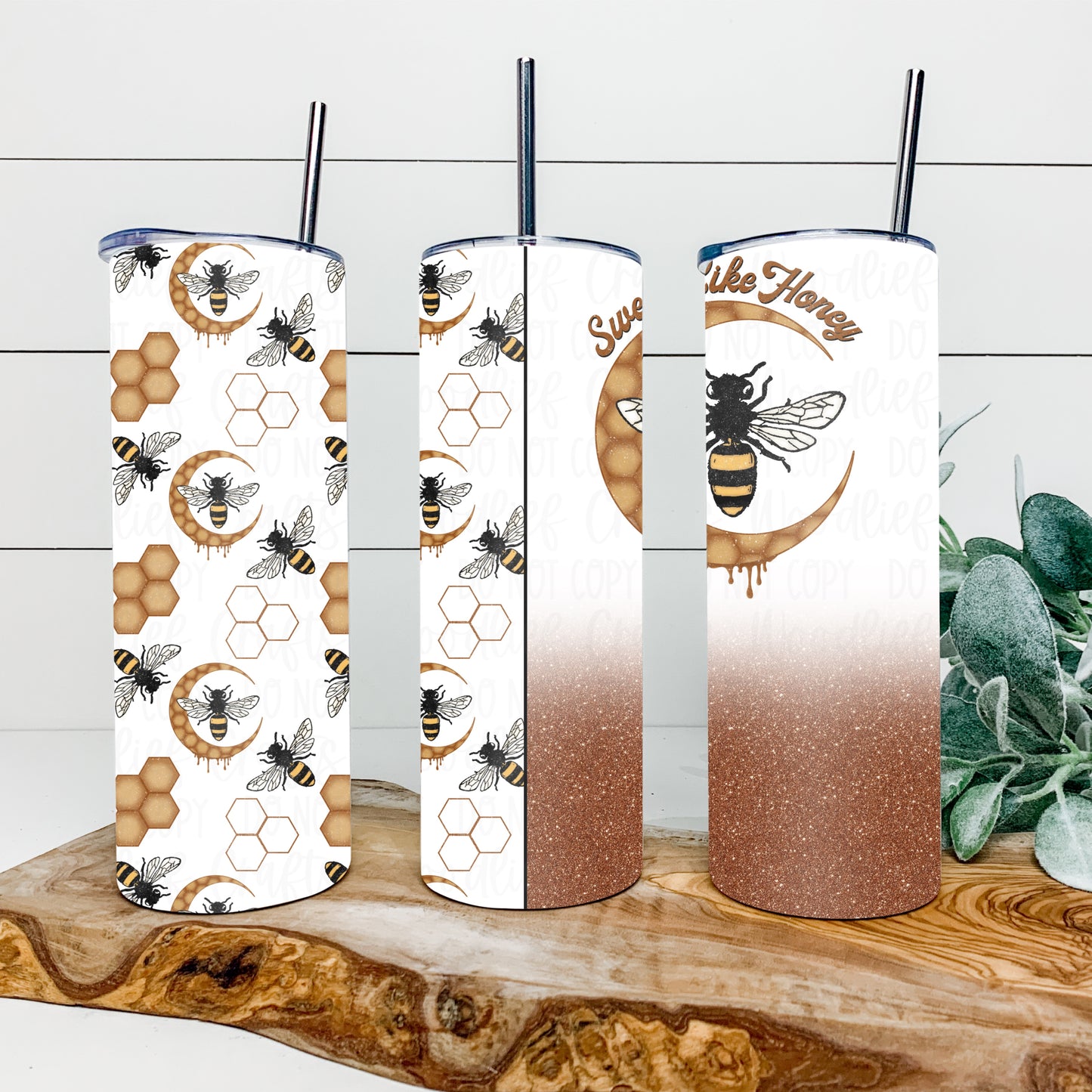 Sweet Like Honey 20oz Tumbler Wrap | Split Tumbler Wrap