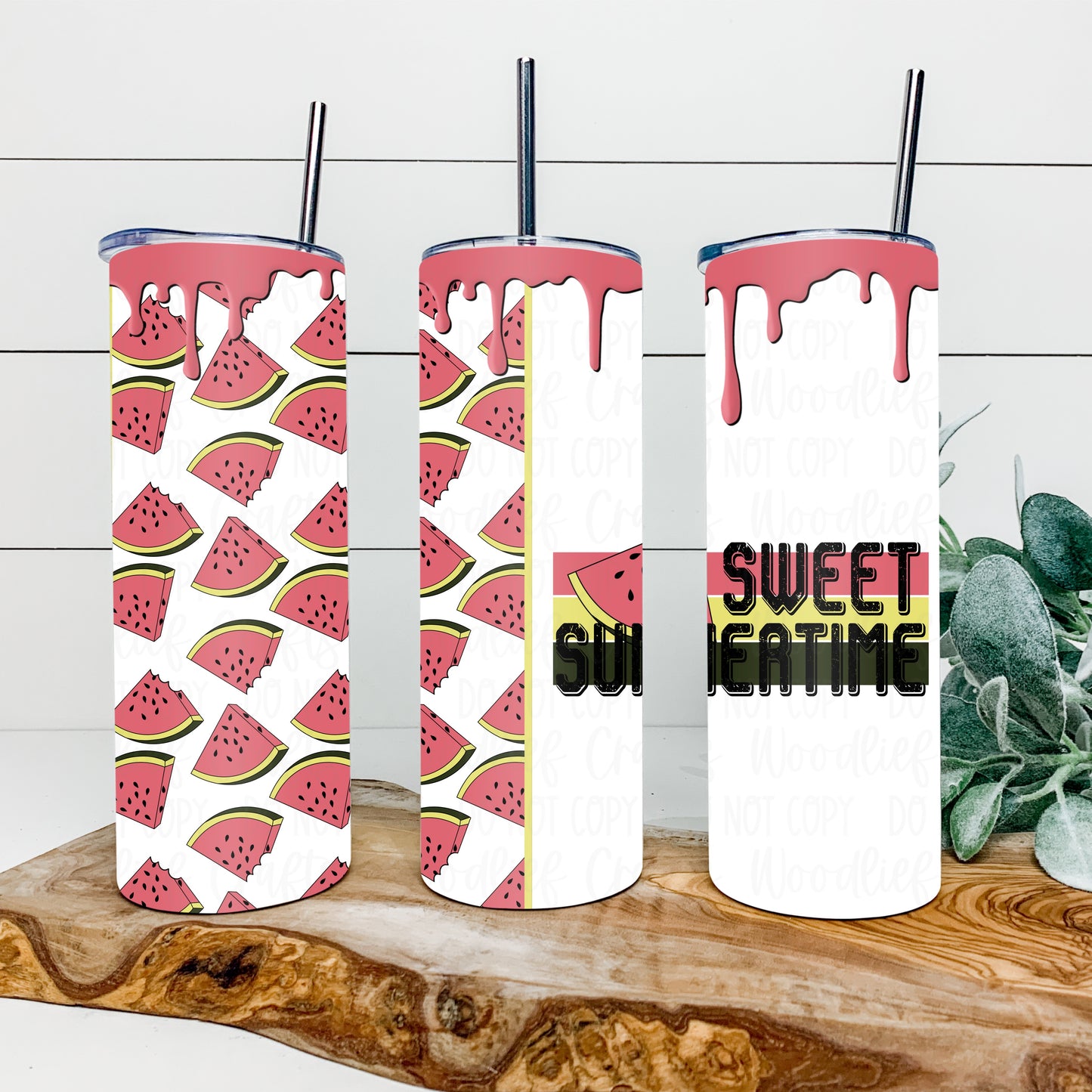 Sweet Summertime 20oz Tumbler Wrap | Split Tumbler Wrap