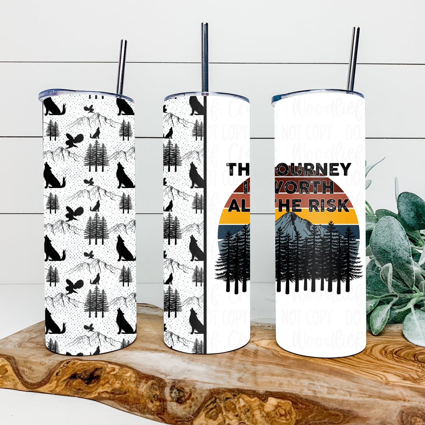 Worth The Risk 20oz Tumbler Wrap | Split Tumbler Wrap