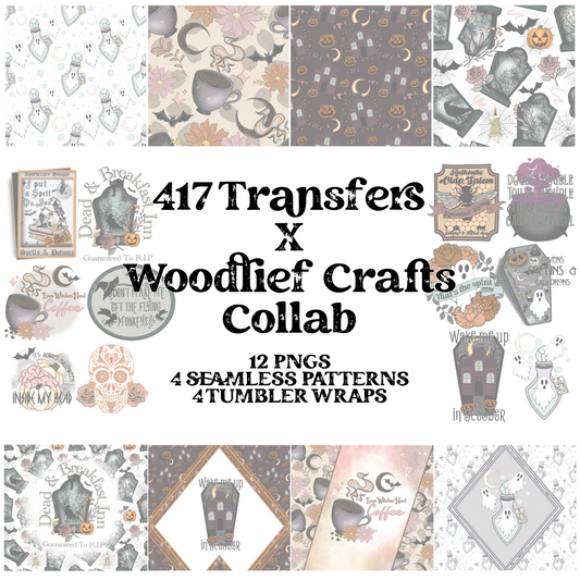 417 Transfers X Woodlief Crafts Collab | Spooky Season Themed