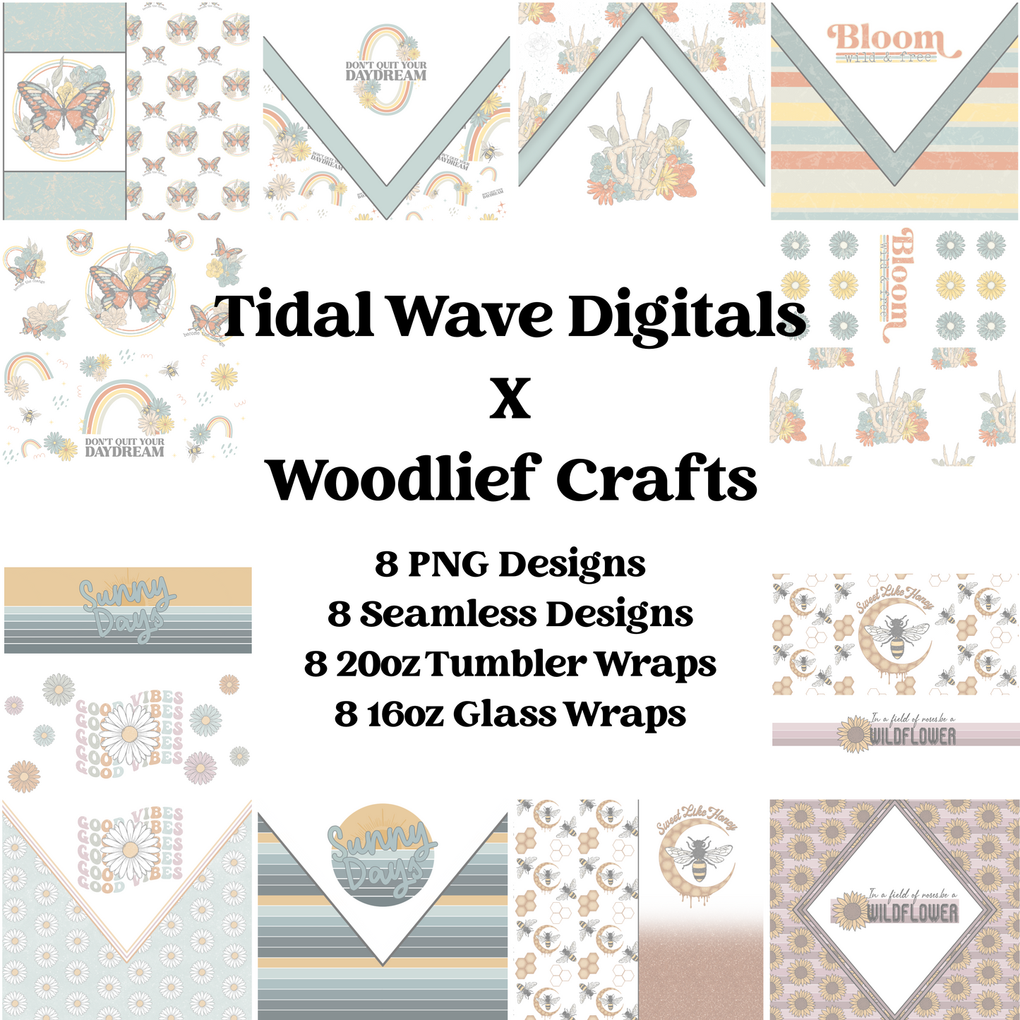 Tidal Wave Digitals X Woodlief Crafts Collab | Retro Themed